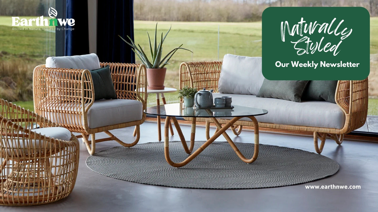 Tropical Calm & Curved Comfort: EarthNWe’s Summer Statement Pieces