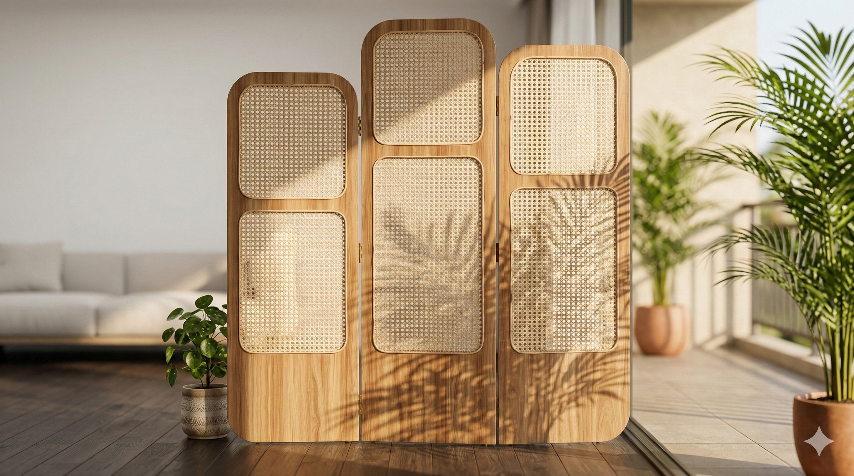 The Rattan Room Divider: Where Function Meets Natural Beauty