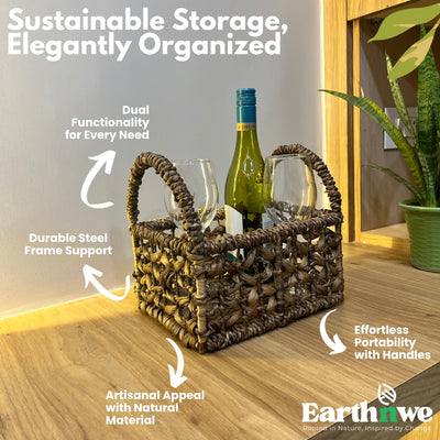 Terraka organizer made of water hyacinth