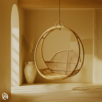 Swing Chair | Hanging Haven Rattan Seat for Indoor & Outdoor