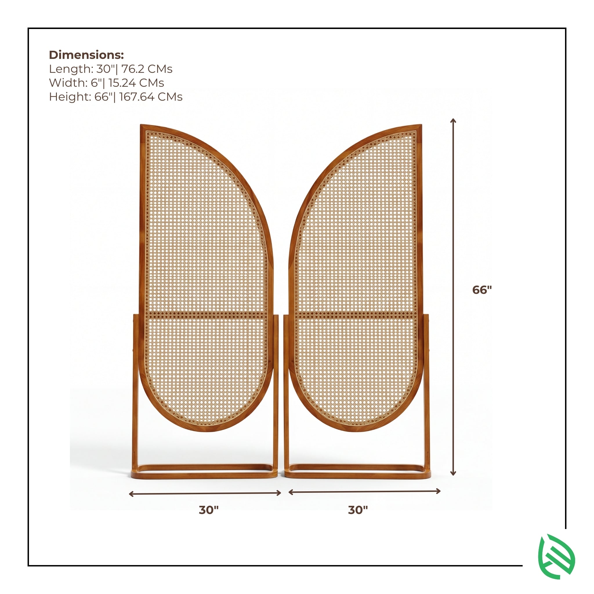 Dimensioning page for the golden arc partition