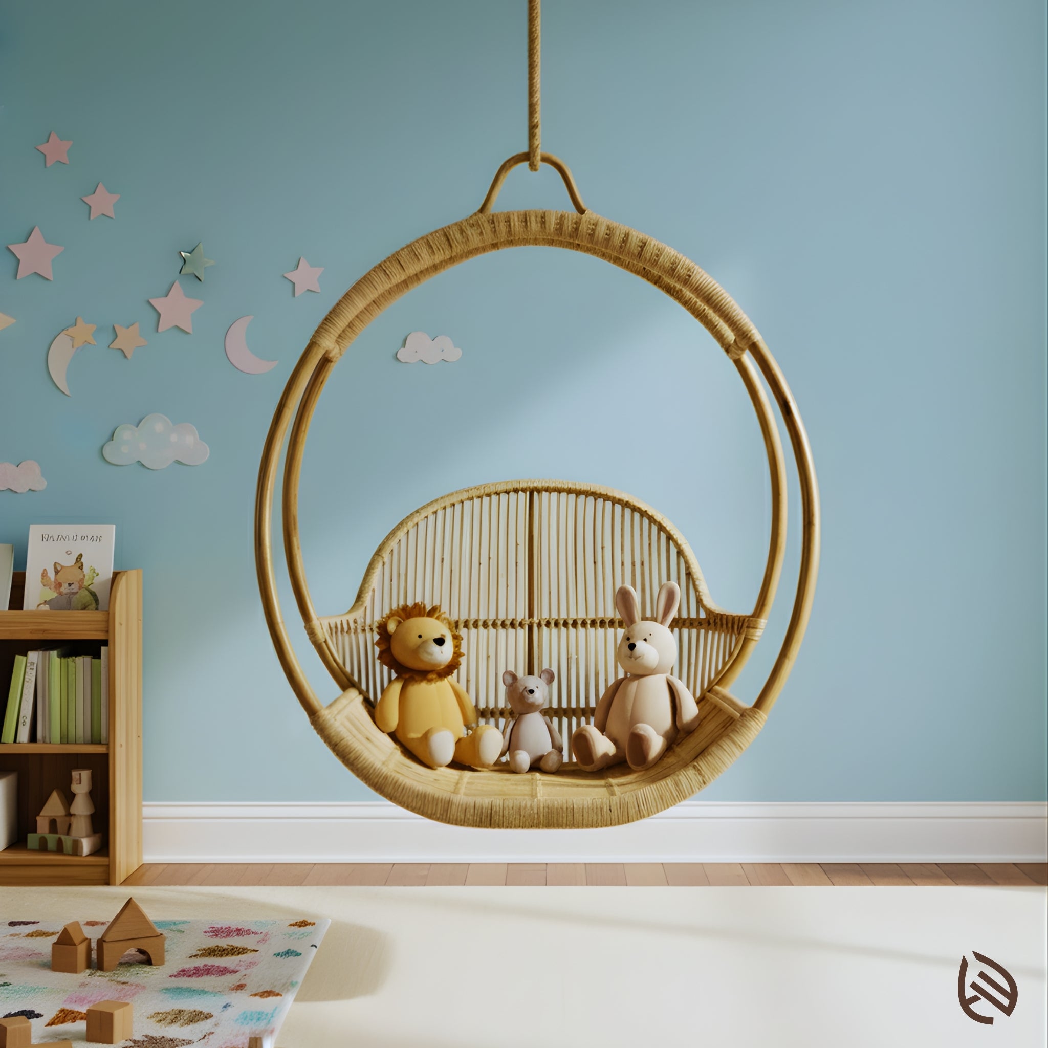 Swing Chair | Hanging Haven Rattan Seat for Indoor & Outdoor